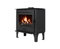 TIM SISTEM, TS-S ECO 7 kW,  vývod 120 mm, černé, kamna na dřevo