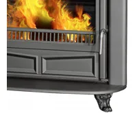 PLAMEN PLAMEN Litinová krbová kamna GLAS FRANKLIN - černá (3)