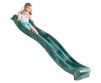 Zahradní skluzavka Skluzo 2,2m modrá s přípojkou na vodu (3)