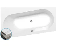 POLYSAN ASTRA WL SLIM asymetrická vana 165x90x48cm, bílá