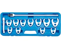 BGS Klíče otevřené 20,0 - 32,0 mm 1/2&quot;, 11 dílů, na kolejnici