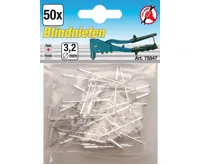 BGS Nýty trhací hliníkové 3,2 mm, 50 ks