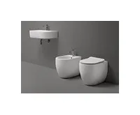 KERASAN FLO WC mísa stojící, 36x51,5cm, spodní/zadní odpad, bílá (1)