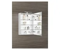 SAPHO MIRRÓ galerka s LED osvětlením, 50x70x16cm, levá/pravá, bílá (1)