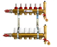 KIIPTHERM sestava rozdělovače PROFI 4P -  6 okruhů a skříně podomítkové (1)