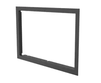 HS Flamingo Krycí rámeček krbové vložky FLAMINGO X15, 46 mm, černý