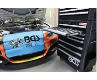 BGS Ochranná montážní plachta karoserie 79 x 59 cm, magnetická (1)