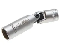 BGS Hlavice nástrčná koloubová na zapalovací svíčky, dvanáctihranná, 10 mm (3/8&quot;), 14 mm