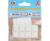 BGS Tlumiče dorazu, samolepící, sada 33 dílů (3)