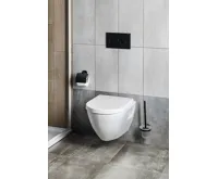 AQUALINE NERA závěsná WC mísa, 35,5x50cm, bílá (5)