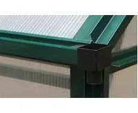 Zahradní skleník DEMETER A101-D 5,93m2 alu 201x190x312 cm PC 4 mm + základna IWH-10270003 (10)