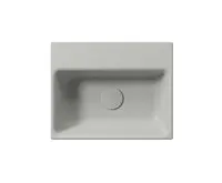 GSI NUBES keramické umývátko 40x32cm, bez otvoru, cenere mat (1)