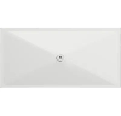 GSI Keramická sprchová vanička, obdélník 200x100x2cm, bílá mat