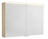 SAPHO LINEX galerka s LED osvětlením, 100x70x15cm, jilm bardini