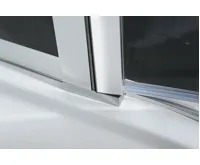 POLYSAN ZOOM čtvrtkruhová sprchová zástěna 900x900mm, čiré sklo, pravá (10)