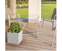 Granisil granitový květináč KUBI 30 cm Béžový (4)