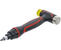 BGS Kladivo s výměnnou hlavou, s ráčnovou otočnou rukojetí na bity, přepínací, 3 v 1 (3)