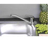 AQUALINE AQUALINE 35 stojánková dřezová baterie, chrom (3)