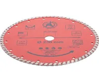 BGS Kotouč diamantový 230 mm, turbo segment (1)