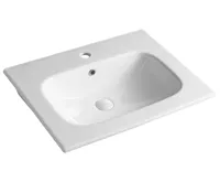 SAPHO PIEDRA keramické umyvadlo nábytkové 61x46,5cm, bílá SAPHO PIEDRA keramické umyvadlo nábytkové 61x46,5cm, bílá