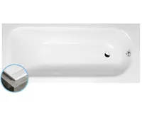 POLYSAN LAURA SLIM obdélníková vana 160x70x39cm, bílá POLYSAN LAURA SLIM obdélníková vana 160x70x39cm, bílá
