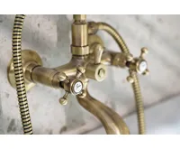 SAPHO ANTEA nástěnná vanová baterie kompletní, bronz (5)