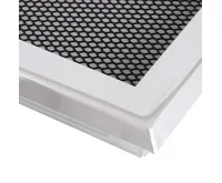 HS Flamingo Krbová mřížka 10x20 cm, broušený chrom (1)