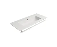 GSI PURA keramické umyvadlo Slim 102x46cm, bez otvoru, bílá mat (5)