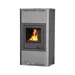 HS Flamingo Krbová kamna AQUAFLAM ® 17 s výměníkem - šedá, manuální regulace