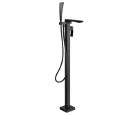 SAPHO GINKO vanová baterie s připojením do podlahy, černá mat SAPHO GINKO vanová baterie s připojením do podlahy, černá mat