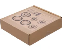 BGS Vložka do dílenského vozíku 1/6: sada brusek na náboje kol, pro rozpěrné šrouby a čepy mat (4)