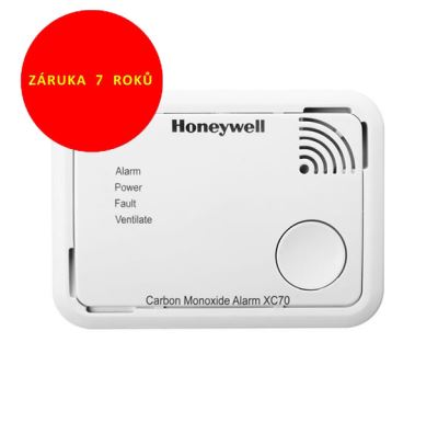 Honeywell CO Alarm XC70-CS Detektor oxidu uhelnatého