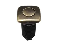 EcoMaster Samostatné pneutlačítko hranaté - matné Měď čistá světlá (2)