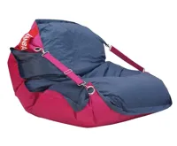 Sedací pytel 189x140 duo pink - jeans Sedací pytel 189x140 duo pink - jeans