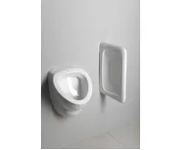 EGE VITRIFIYE OLYMPOS keramická dělící stěna mezi urinály 40x62cm, bílá (3)