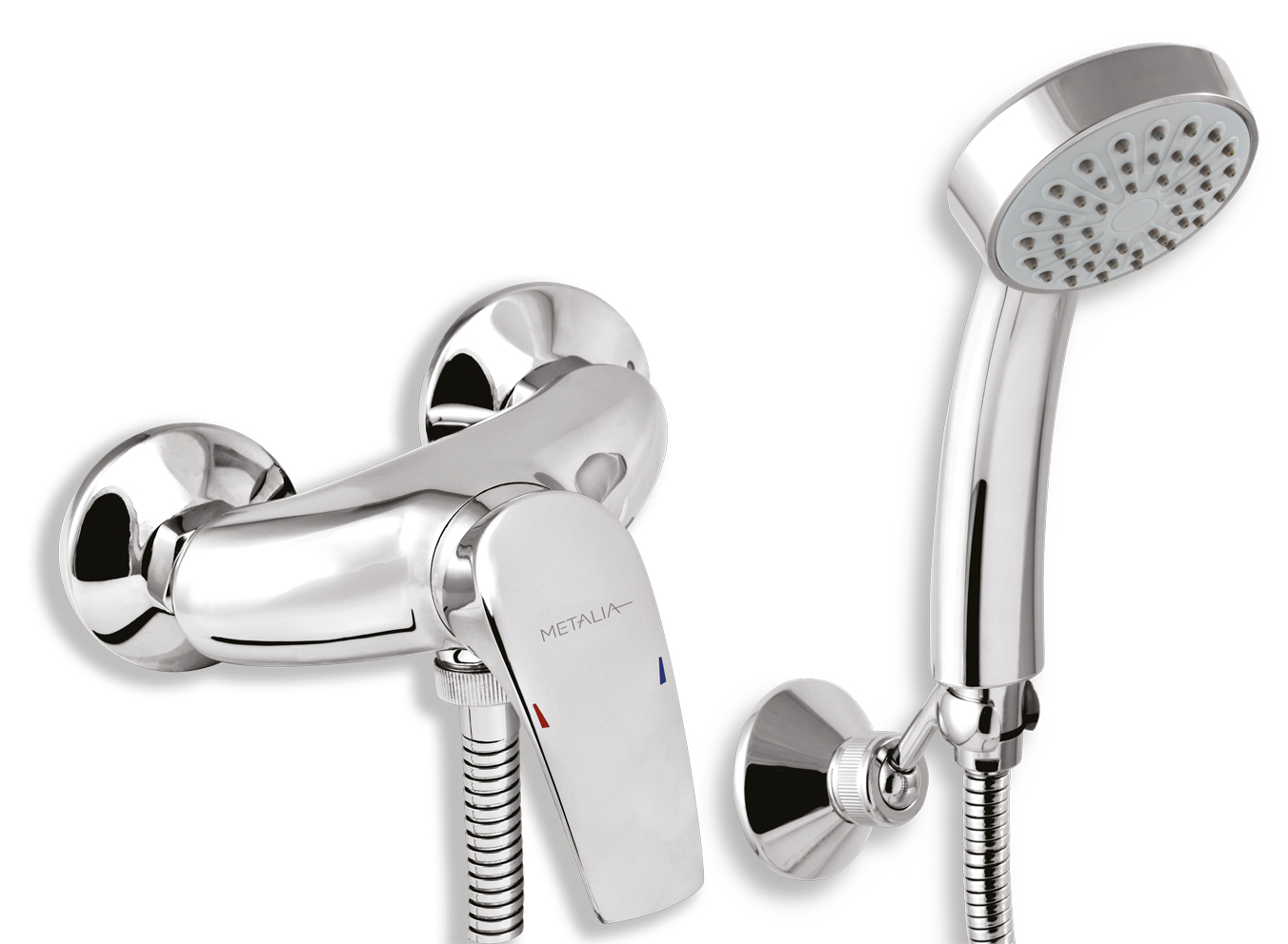 Novaservis sprchová baterie 100 mm metalia 57 chrom - 57065,0