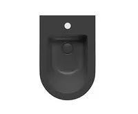 GSI KUBE X bidet závěsný 36x55cm, černá mat (1)