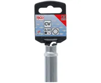 BGS Hlavice nástrčná 1/4" 13 mm, prodloužená, "GearLock" (2)