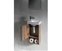 SAPHO LATUS XI umyvadlová skříňka 30x53x16,5cm, dub alabama (4)