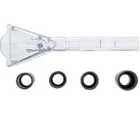 BGS Sací nástavec pro pneumatickou čisticí pistoli, velký, se 4 adaptéry, pro BGS 70150 (2)