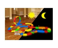 Kids World Svítící autodráha MAXI RACE 282 ks CHP5061 (6)