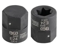 BGS Hlavice nástrčná E-profil E24 x 30 mm,tvrzená,Cr-V BGS Hlavice nástrčná E-profil E24 x 30 mm,tvrzená,Cr-V