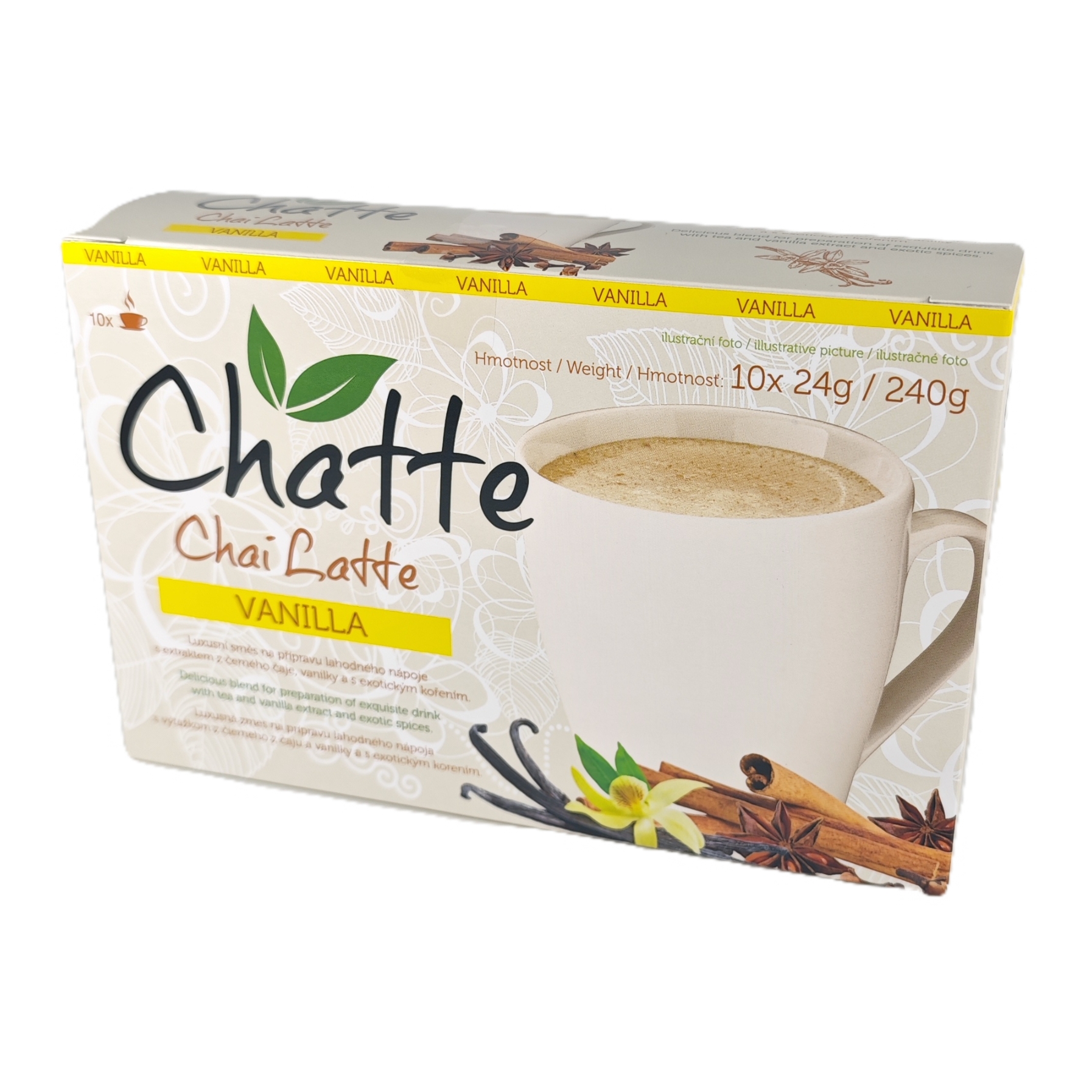 Chatte - chai latte vanilla sáček 10x24g