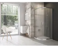 Ravak sprchový kout čtvrtkruh BLCP4-90 bright alu+Grape