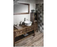 SAPHO BRAND umyvadlová skříňka 130x73x50cm, mořený smrk (3)