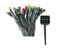 Platinium Solární světelný LED řetěz 100 diod, 10 m, multicolor SM-100 Platinium Solární světelný LED řetěz 100 diod, 10 m, multicolor SM-100
