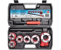 BGS Závitnice na trubkové závity 1/4"-1.1/4", sada 8 dílů