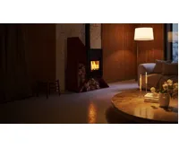 HS Flamingo Krbová kamna FLAMINGO DELUXE ® KAMPA levá, červená (12)