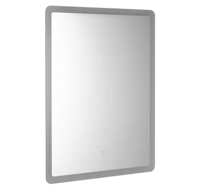 AQUALINE FAGO zrcadlo s LED osvětlením 60x80cm, dotykový senzor, stmívatelné