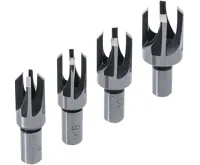 BGS Sada čepových vrtáků, 6 - 10 - 13 - 16 mm, 4dílná